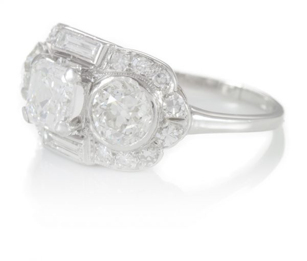, 3.31CTTW Diamond Ring in Platinum