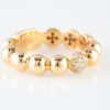 0.11 Carat Diamond Band Italian Design - Image 3