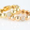 0.11 Carat Diamond Band Italian Design - Image 4
