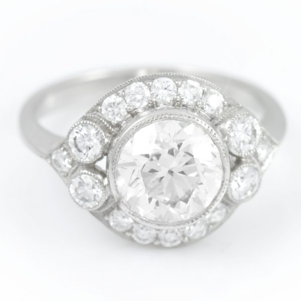 , Diamond Ring with Halo