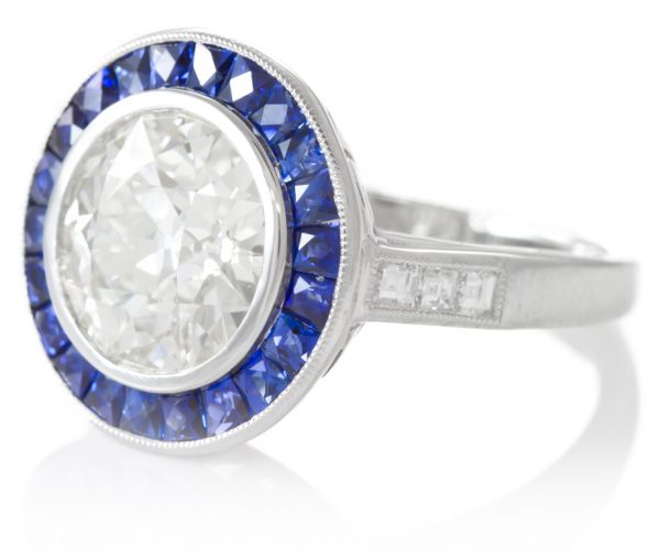, 3.77cttw Diamond Engagement Ring in Platinum