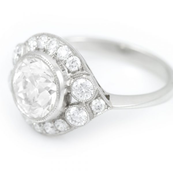 , Diamond Ring with Halo