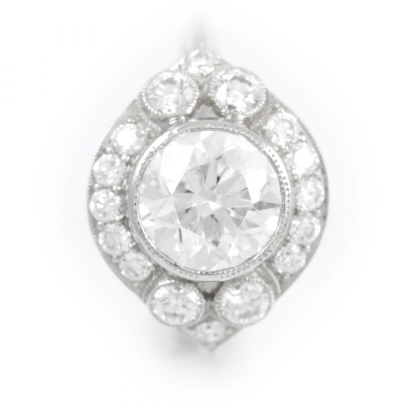 , Diamond Ring with Halo