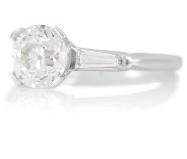 , 1.58CTTW Platinum Engagement Ring