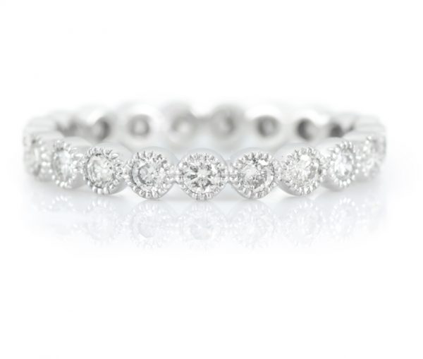 , Eternity Band in 14K White Gold