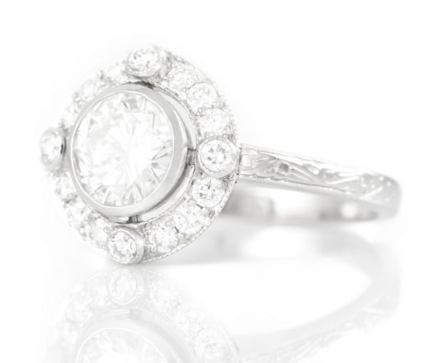 , Diamond Engagement Ring in Platinum