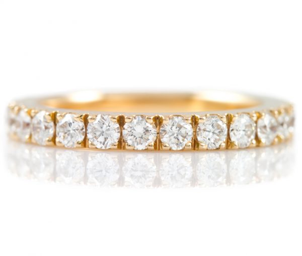 , Diamond Eternity Band in Pink 18K Gold