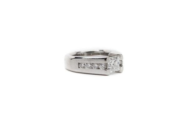 , Princess Cut Engagement Ring