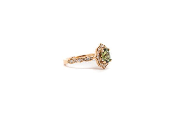 , Green Sapphire Ring