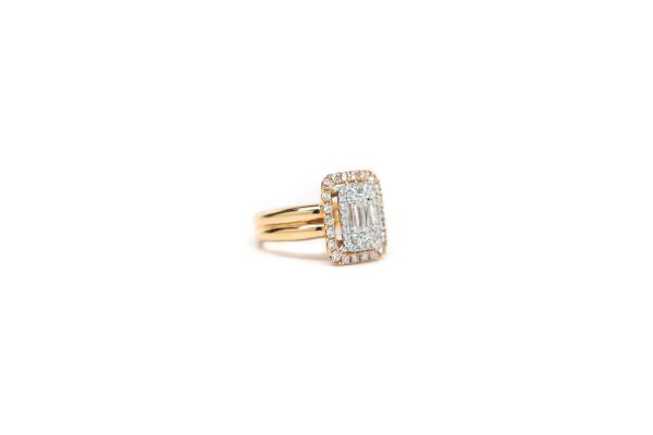 , 18KYG Yellow Gold Diamond Fashion Ring