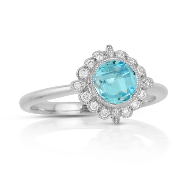 , Blue Topaz Ring by Little Bird Collection Doves