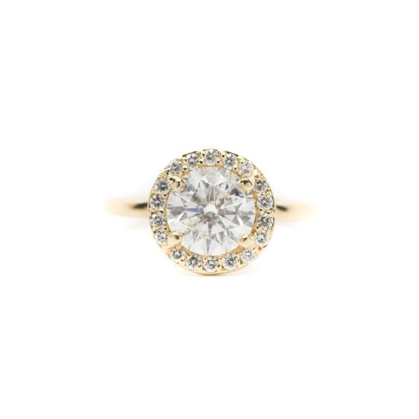 , 1.41 CT RBC Engagement Ring