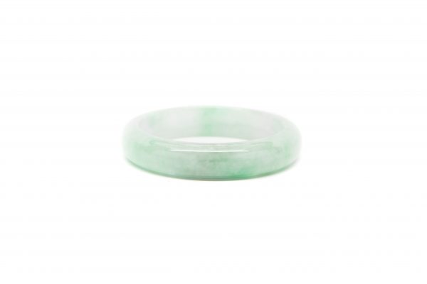 , White Green Jade Bracelet