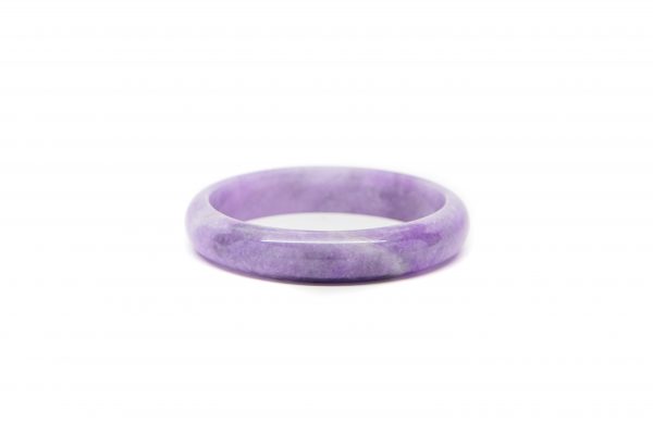 , Purple White Jade Bracelet