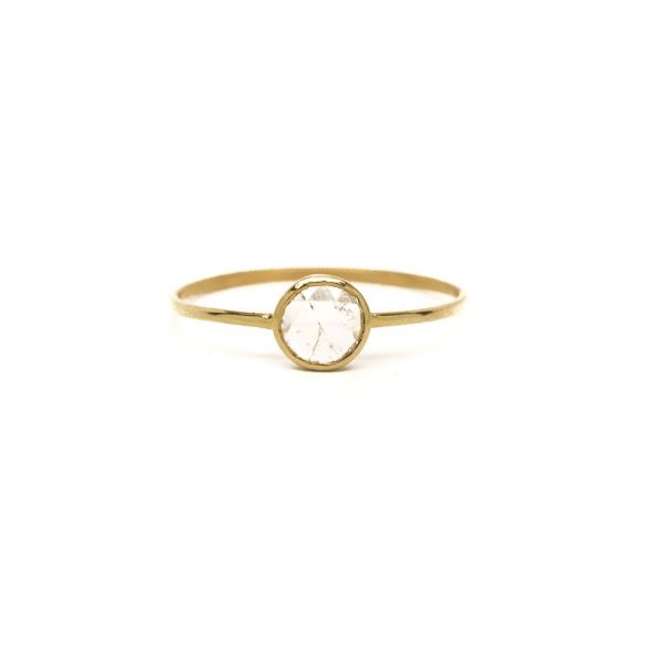 , 0.30 CT Round Cut Diamond Ring