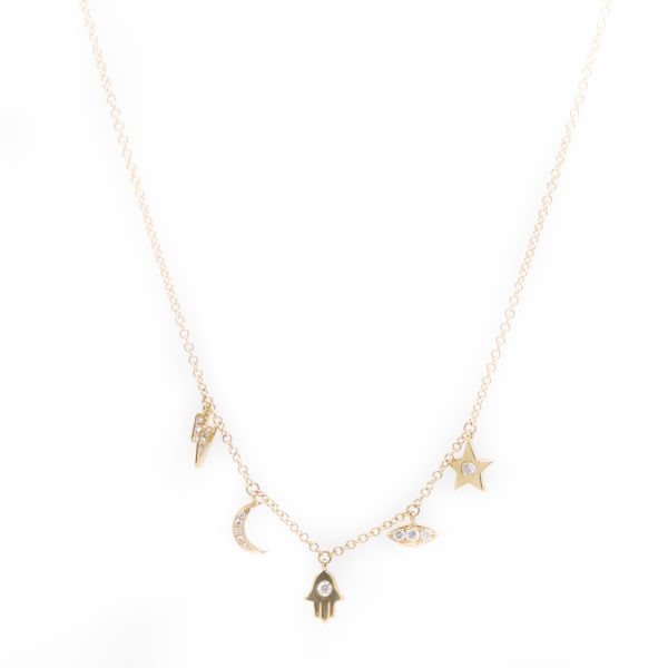 , Hamsa Charm Necklace