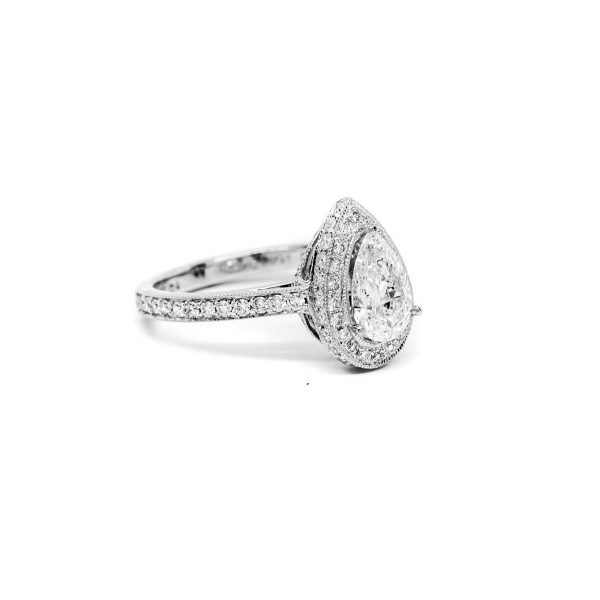 , Pear Diamond Engagement Ring