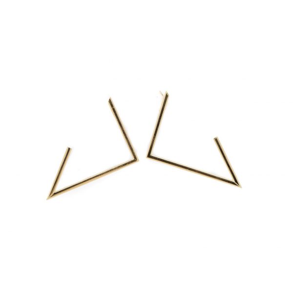 , Triangle Earrings