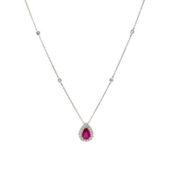 , Ruby + Diamond Necklace