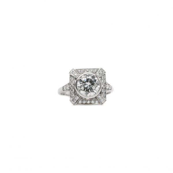 , 1.70 CT Diamond Engagement Ring