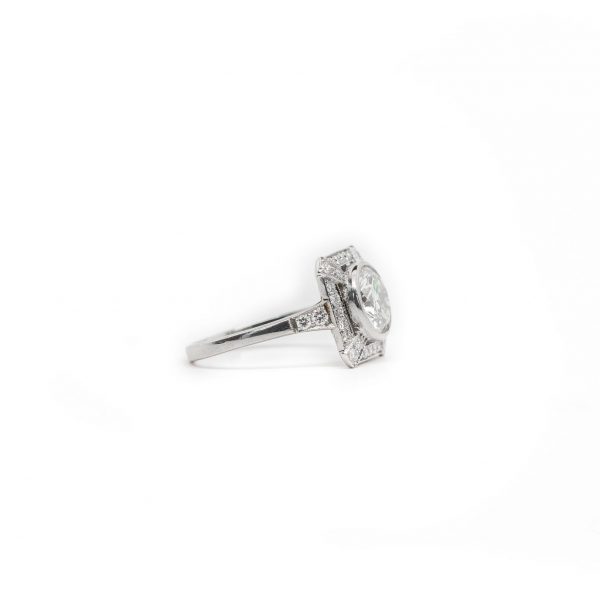 , 1.70 CT Diamond Engagement Ring