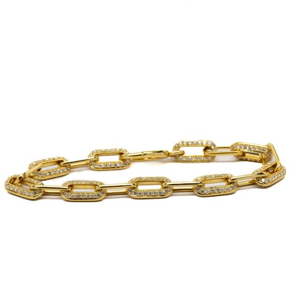 , Diamond Link Bracelet