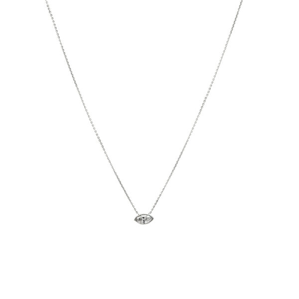 , Marquise Pendant Necklace