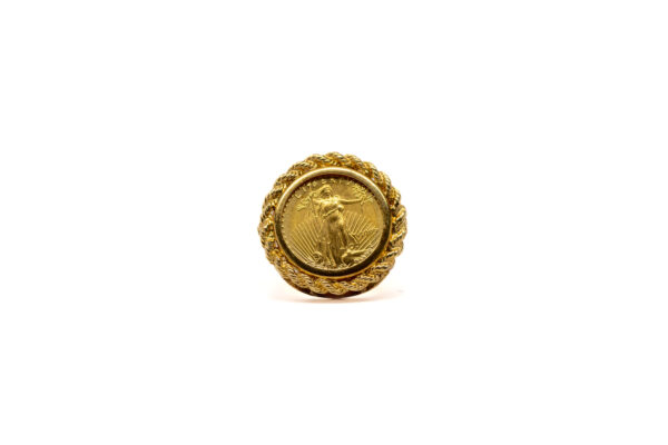 , Lady Liberty Coin Ring
