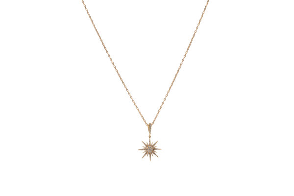 , Starburst Pendant Necklace