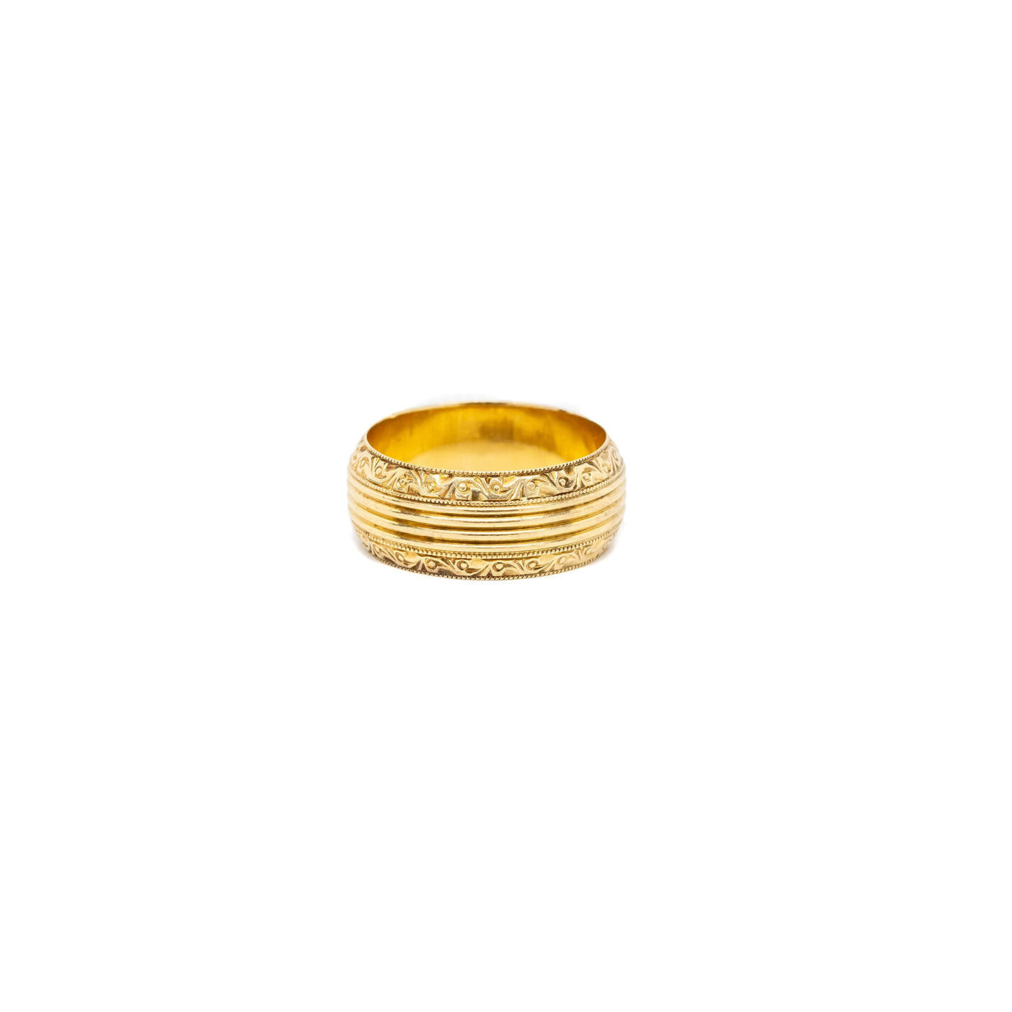 Miriams Jewelry Vintage Size 6.5 Gold Band - Miriams Jewelry