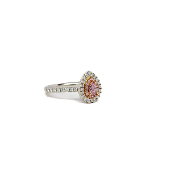 , Natural Pink Diamond Ring