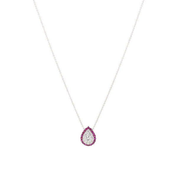 , Diamond Ruby Necklace