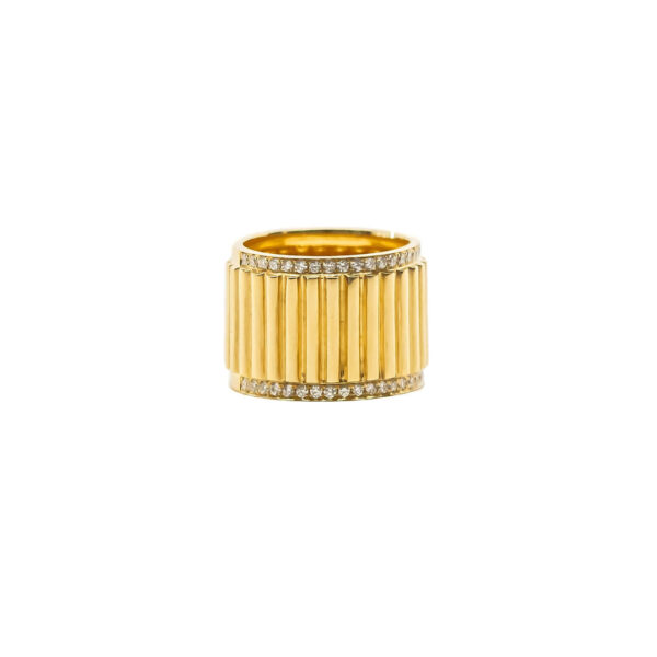 , Wide Gold Cigar Band
