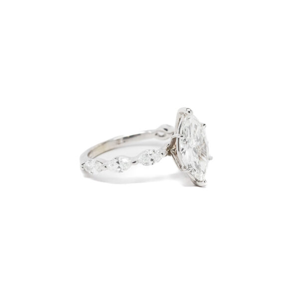 , Marquise Diamond Engagement Ring