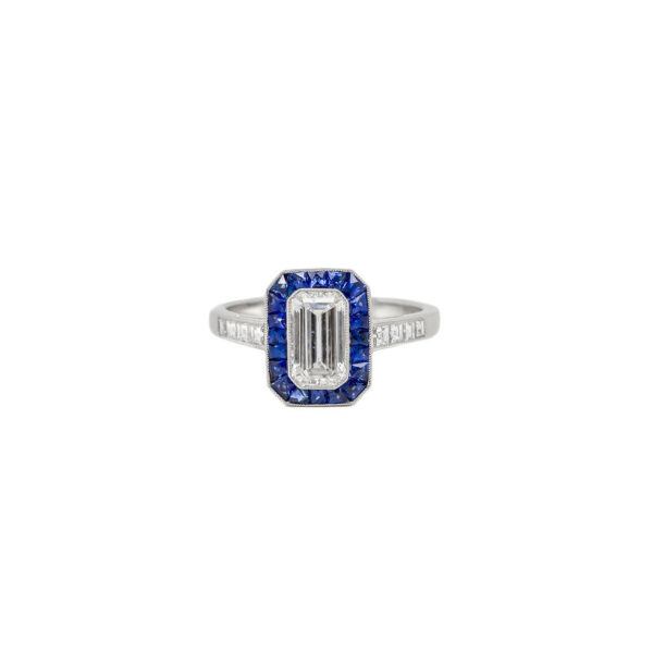 , Emerald Cut Engagement Ring