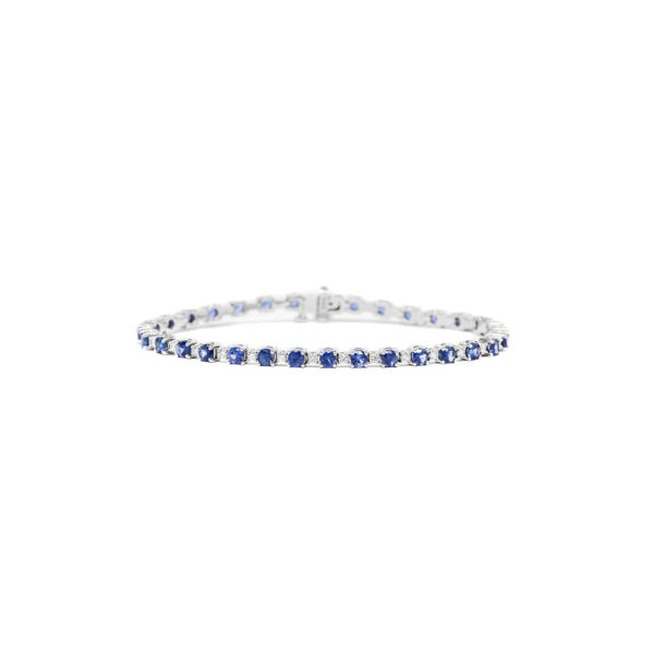 , Sapphire + Diamond Bracelet
