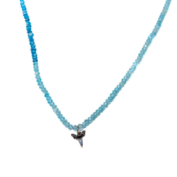 , Appatite Bead Shark Tooth Necklace