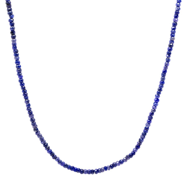 , Sapphire Bead Necklace