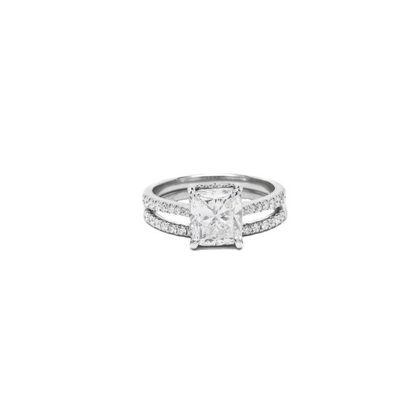 3.50 CT Cushion Cut Engagement Ring