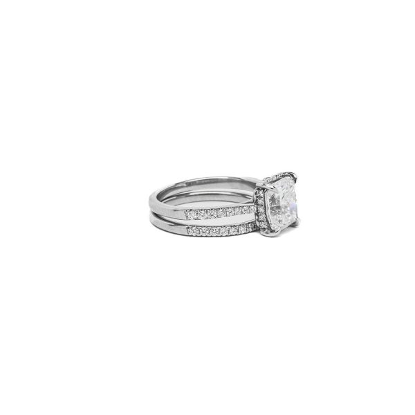 3.50 CT Cushion Cut Engagement Ring - Image 2