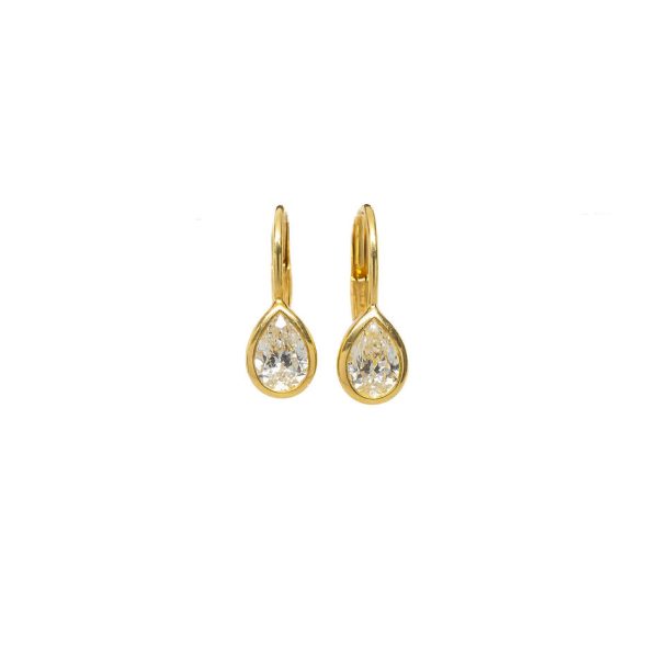 , Diamond Drop Earrings