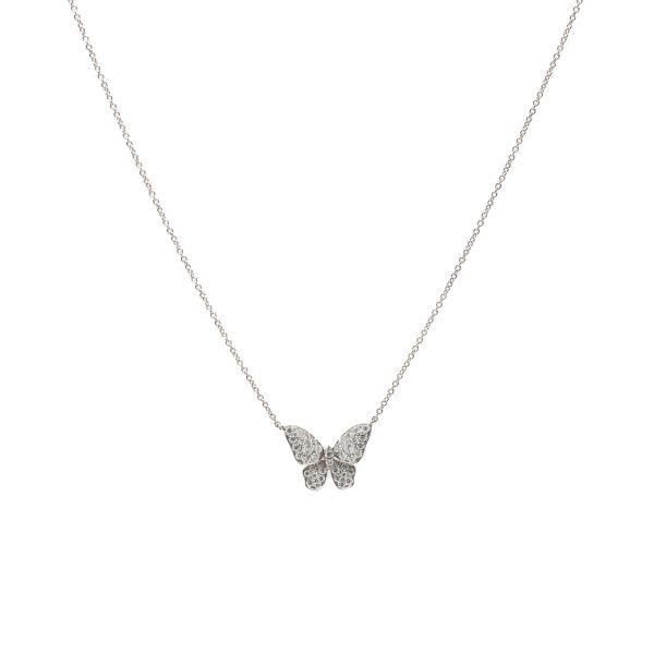 , Diamond Butterfly Necklace