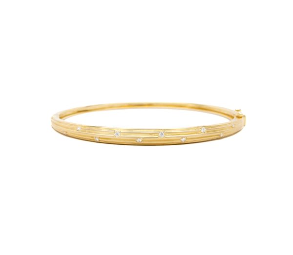 Diamond Satin Bangle