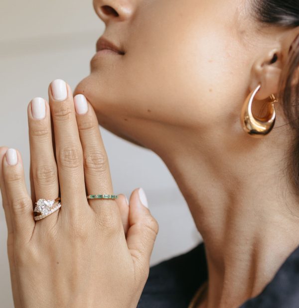 Puffy Omega Hoops - Image 2