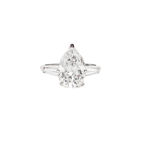 GIA Pear Engagement Ring