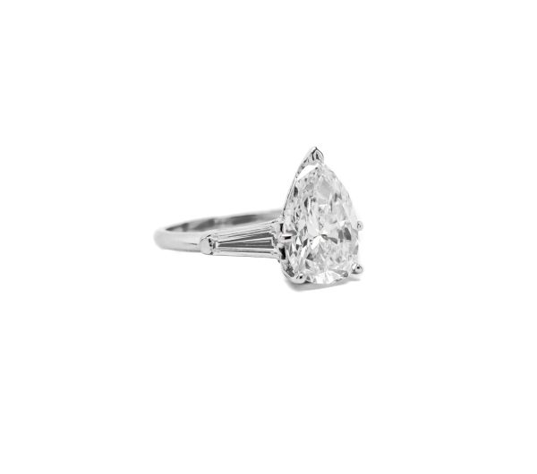 GIA Pear Engagement Ring - Image 2