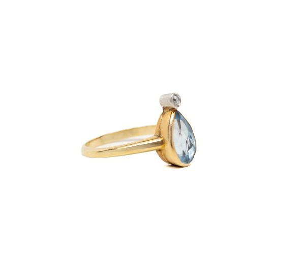 Vintage Blue Topaz Ring - Image 2