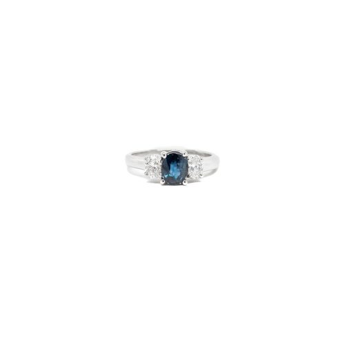 Diamond + Sapphire Ring