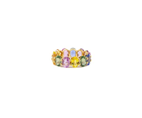 Eternity Multi Sapphire Ring